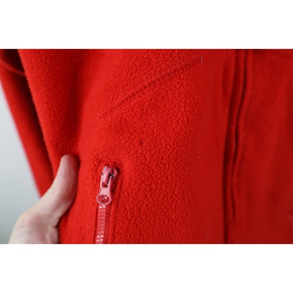 Vintage 90s Y2K Mens 2XL Distressed Brutus Ohio State University Fleece Jacket - Picture 9 of 16